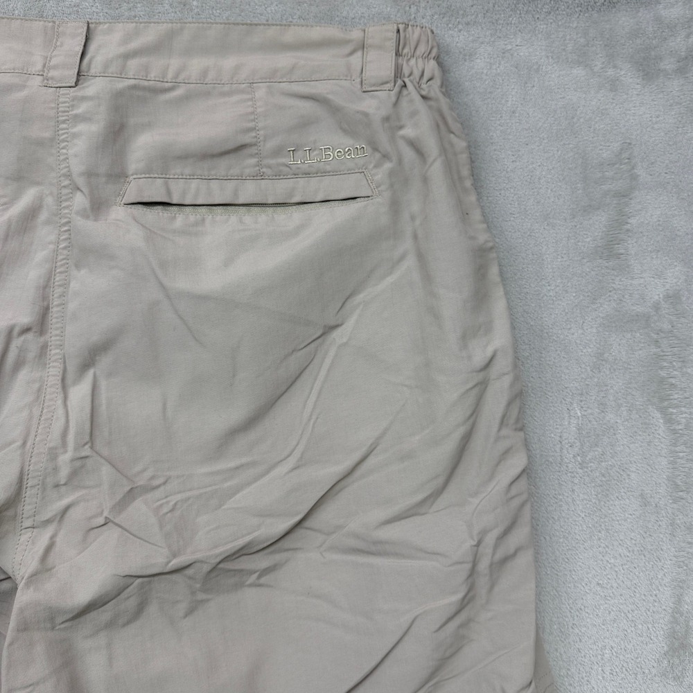 Women's Convertible Beige Zip-Off Pants - Picture 4 of 12